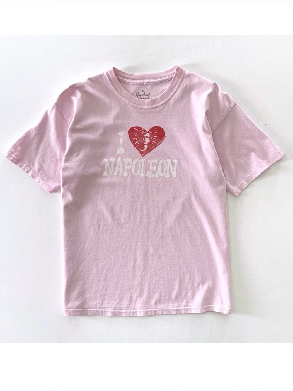 Vintage Napoleon Dynamite Rare I Heart Napoleon Pink T-Shirt Y2K Unisex XL